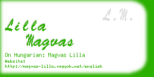 lilla magvas business card